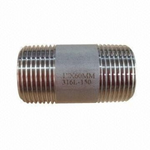 Sch 40 Sch20  Stainless Steel Male Threaded BSP BSPT NPT Barrel Nipple for pipe connection